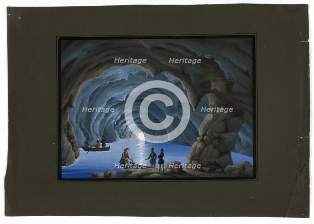 Grotto Scene, n.d. Creator: Unknown.