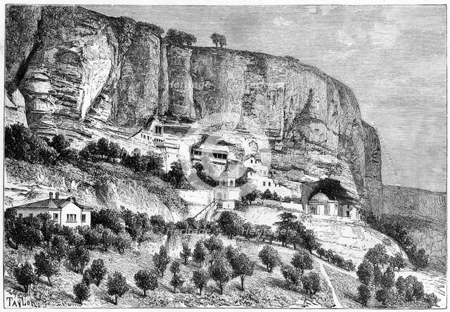 Grottoes of Djoufout-Kaleh, Russia, 1890.Artist: Taylor