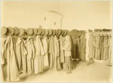 Ground floor of the main building. Changing room, 1898. Creator: Unknown