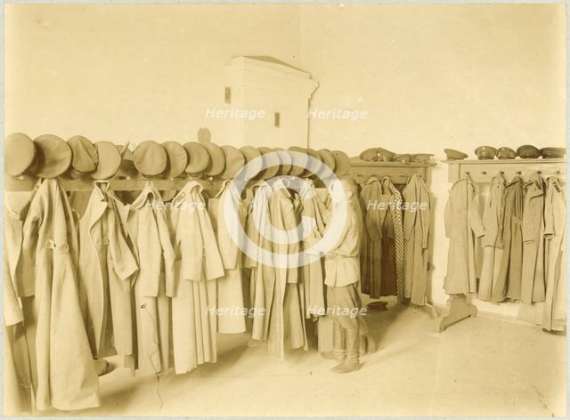 Ground floor of the main building. Changing room, 1898. Creator: Unknown.