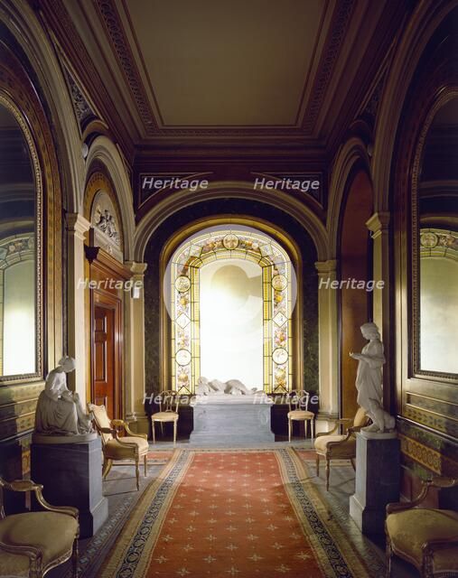 Ground floor hall of Brodsworth Hall, South Yorkshire, c2000s(?). Artist: Unknown.