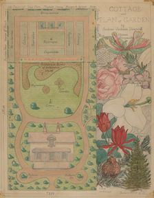 Ground Plan for Cottage, c. 1936. Creator: Virginia Richards
