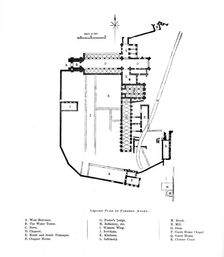 Ground Plan of Furness Abbey 1897