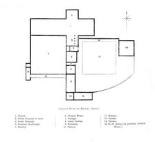 Ground Plan of Netley Abbey 1897. Artist: Alexander Francis Lydon