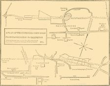 Ground Plan of New Road from Islington to Edgware Road, 1755 (c1876). Creator: Unknown