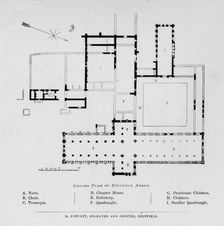 Ground Plan of Rievaulx Abbey 1897