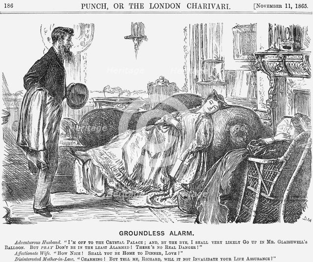 'Groundless Alarm', 1865. Creator: George du Maurier.