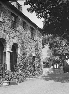 Grounds and building for the wedding of Rosemary Harden, between 1928 and 1942. Creator: Arnold Genthe