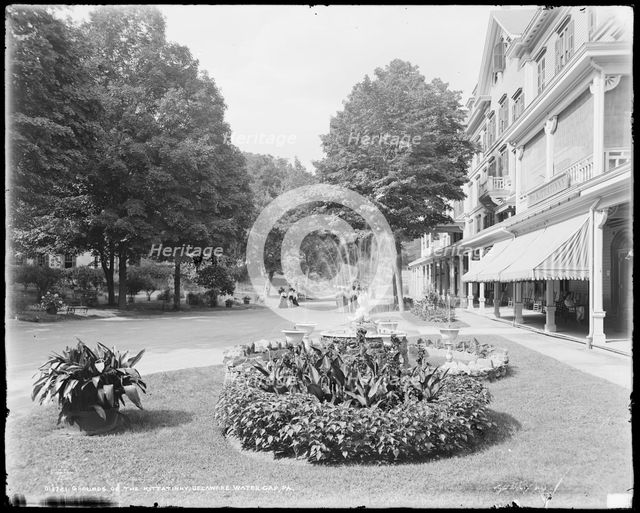 Grounds of the Kittatinny House, Delaware Water Gap, Pa., c1905. Creator: Unknown.