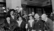 Group: Charlotte Stillman, Mrs. E.R.L. Gould, Mrs. W. Eyre Lambert, Mrs. H.P..., between c1910-c1915 Creator: Bain News Service