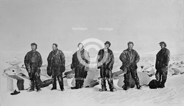 'Group After Winter in Igloo', 1912, (1913). Artist: G Murray Levick.