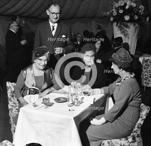 Group at a social function, Spillers Foods, Gainsborough, Lincolnshire, 1962. Artist: Michael Walters