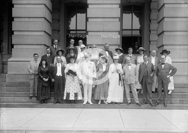 Group At US Capitol, 1916.  Creator: Harris & Ewing.