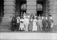 Group At US Capitol, 1916. Creator: Harris & Ewing