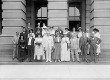 Group At US Capitol, 1916. Creator: Harris & Ewing