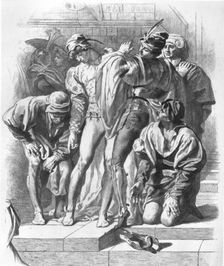 Group from The Fresco The Arts of War after Sir Frederick Leighton, P.R.A. c1880-83. Creator: A Gilbert