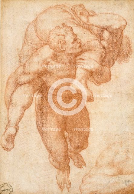 Group from the Last Judgement, 1536-1541. Artist: Unknown.