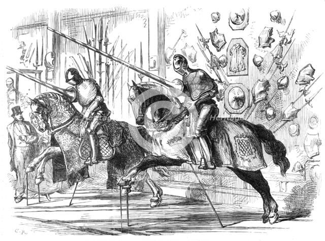 Group from the Meyrick Collection of Armour, in the South Kensington Museum, 1869. Creator: C. R..