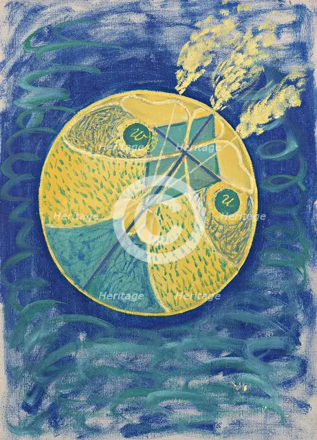 Group I, No. 7. Primordial Chaos, 1906-1907. Creator: Hilma af Klint (1862-1944).