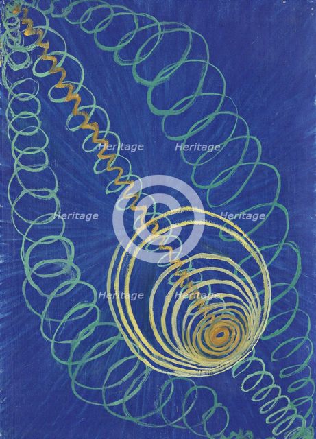 Group I, Primordial Chaos, No. 16, from The WU/Rose Series , 1906-1907. Creator: Hilma af Klint (1862-1944).