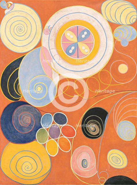 Group IV, No. 3, The Ten Largest, Youth, 1907. Creator: Hilma af Klint (1862-1944).