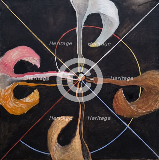 Group IX SUW, The Swan No. 7, 1915. Creator: Hilma af Klint (1862-1944).