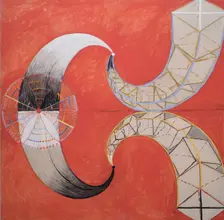 Group IX SUW, The Swan No. 9, 1915. Creator: Hilma af Klint (1862-1944)
