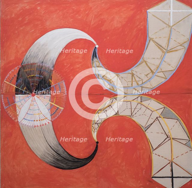Group IX SUW, The Swan No. 9, 1915. Creator: Hilma af Klint (1862-1944).