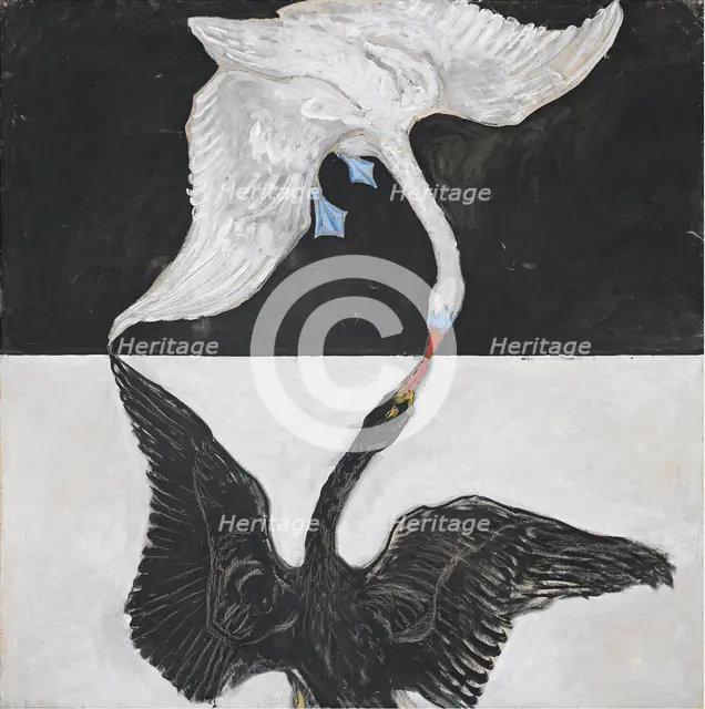 Group IX/SUW, No. 1, The Swan, No. 1, 1914-1915. Creator: Hilma af Klint (1862-1944).