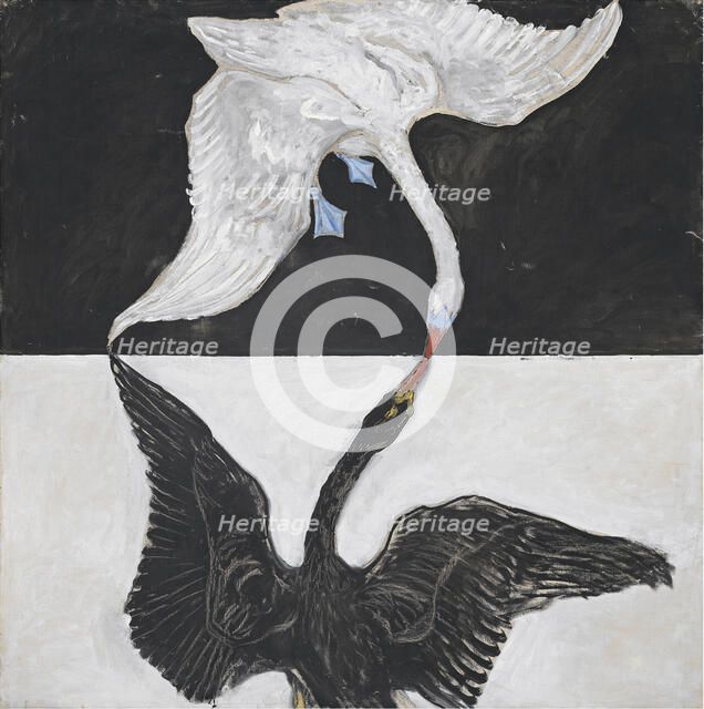Group IX/SUW, No. 1, The Swan, No. 1, 1914-1915. Creator: Hilma af Klint (1862-1944).