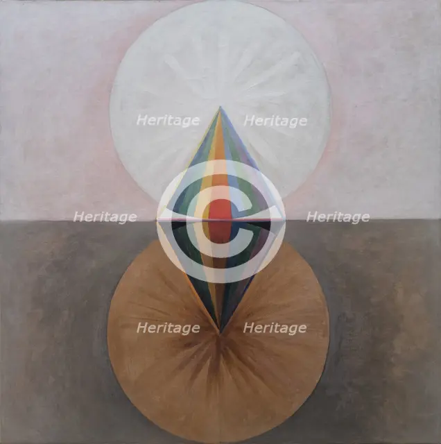 Group IX/SUW, The Swan, No. 12, 1915. Creator: Hilma af Klint (1862-1944).