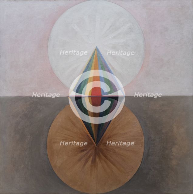 Group IX/SUW, The Swan, No. 12, 1915. Creator: Hilma af Klint (1862-1944).