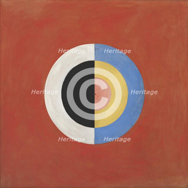 Group IX/SUW, The Swan, No. 17 , 1914-1915. Creator: Hilma af Klint (1862-1944).