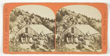 Group on Summit of the Mountain, 1869/1901. Creator: Anthony & Company