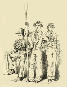 Group on the Fourth of June 1911. Creator: Unknown