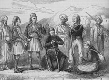 Group of (1) Turks, (2) Albanians, (3) Druses c1880. Artist: T.S.S