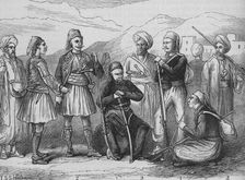 Group of (1) Turks, (2) Albanians, (3) Druses c1880. Artist: T.S.S