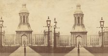Group of 15 Early Stereograph Views of Cambridge, England and the Surrounding Area, 1860s-80s. Creator: Mrs. Charles Lawrence