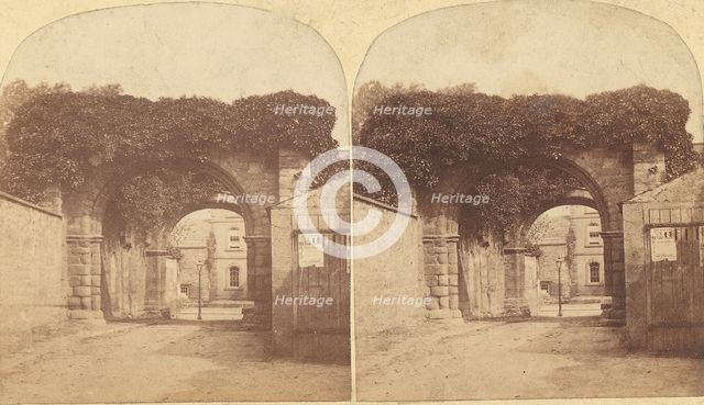 Group of 16 Early Stereograph Views of British Abbeys, 1850s-60s. Creator: Unknown.