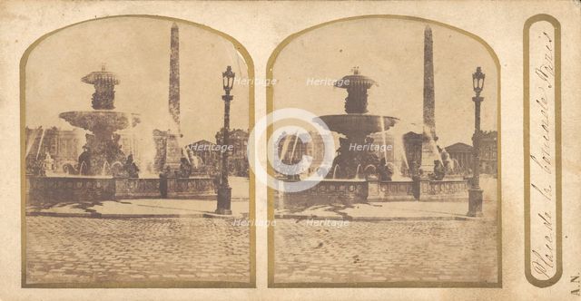 Group of 17 Early Calotype Stereograph Views, 1840s-50s. Creator: Unknown.