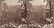 Group of 23 Stereograph Views of Yosemite Valley Housed in Original Publisher's Box, ca. 1902. Creator: Unknown