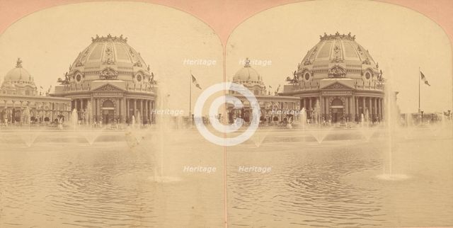 Group of 3 Stereograph Views of the 1901 Pan American Exposition, Buffalo, New York, 1850s-1910s. Creators: James M Davis, Kilburn Brothers.