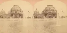 Group of 3 Stereograph Views of the 1901 Pan American Exposition, Buffalo, New York, 1850s-1910s. Creators: James M Davis, Kilburn Brothers