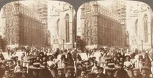 Group of 3 Stereograph Views of Belgium, 1890s-1910s. Creator: Bert Underwood