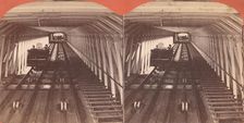 Group of 3 Stereograph Views of Bridges and Railways at Niagara, 1860s-90s. Creator: Unknown