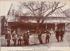 Group of 57th officers, Wanganui, c.1900. Creator: Unknown