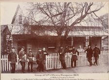 Group of 57th officers, Wanganui, c.1900. Creator: Unknown