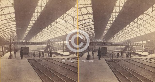 Group of 6 Early Stereograph Views of Birmingham, England, 1860s-80s. Creator: Unknown.