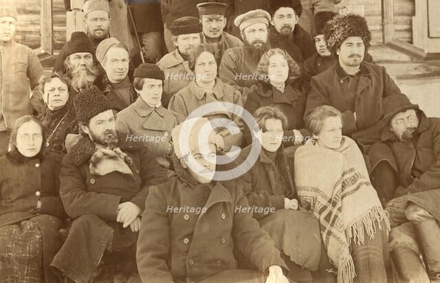 Group of Convicts, 1906-1911. Creator: Isaiah Aronovich Shinkman.