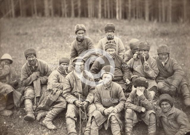 Group of convicts, between 1885 and 1886. Creator: Unknown.